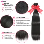 ALIANNA 26Inch Human Hair Bundles 10A Brazilian Raw Hair Weave Bundles 30 38 40 Inch Straight Human Hair Bundles Hair Extensions - Image 11