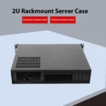 2U Chassis Aluminum Panel Ultra Short Industrial Control Server Chassis Data Storage Motherboard Server Case - Image 6