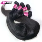 ALIANNA 26Inch Human Hair Bundles 10A Brazilian Raw Hair Weave Bundles 30 38 40 Inch Straight Human Hair Bundles Hair Extensions - Image 12