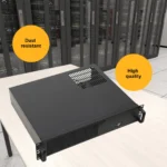 2U Chassis Aluminum Panel Ultra Short Industrial Control Server Chassis Data Storage Motherboard Server Case - Image 5