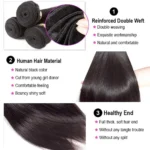 Tissage Straight Human Hair 100% Human Hair For Women Bundles 30 32 inch Virgin Hair Brazilian Remy Weave Human Hair Extensions - Image 7