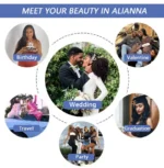 ALIANNA 26Inch Human Hair Bundles 10A Brazilian Raw Hair Weave Bundles 30 38 40 Inch Straight Human Hair Bundles Hair Extensions - Image 22